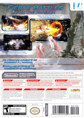 Sin & Punishment- Star Successor box cover back